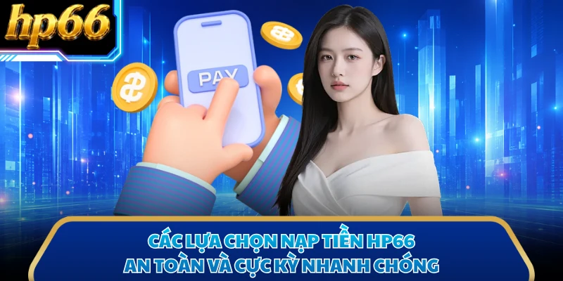 Các lựa chọn nạp tiền HP66  an toàn và cực kỳ nhanh chóng