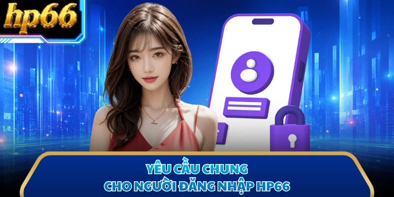 Yêu cầu chung cho người đăng nhập HP66 